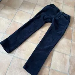 130㎝　コーデュロイ BREEZE 黒パンツ