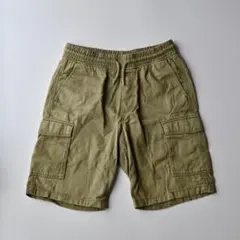 H&M ハーフパンツ　カーキ
