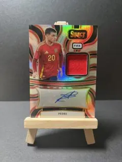 Panini select ペドリ PEDRI バルセロナ auto patch