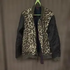アールディーズ　レオパード柄リバーシブルジャケット