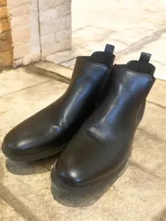 DEDES サイドゴアブーツ ブラック 27cm スクエアトゥ