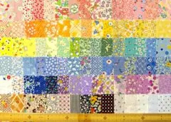 USAコットン　30's復刻版　12cm×12cm　カットクロス　90枚