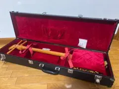 サマーセール❣️沖縄 三線 ケース付き　中古 楽天市場】三線 ケース セミハードケース レッド フルボディーガード