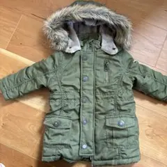ファー付きオリーブグリーンジャケット