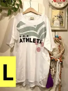 ATHLETA Lサイズ トレーニングシャツ　少し厚手