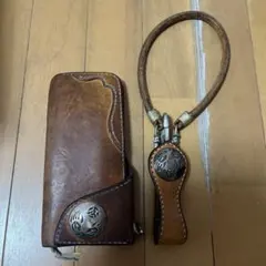 ぶた丸 ビーズ屋公ちゃん ロングウォレット 革財布・革製品のビーズ屋｜サドルウォレット（牛革） 商品一覧