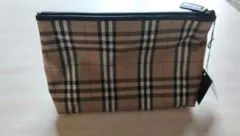 Burberry ノバチェック柄ポーチ