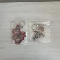 キャラクターアクリルキーホルダー2個セット