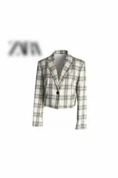 ZARA チェック柄ジャケット Mサイズ