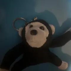 ゴリラ ぬいぐるみ キーホルダー マスコット ブラック