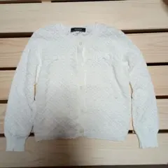 カーディガン　110　アイボリー