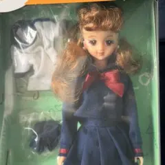 ジェニーちゃん人形 1990年代。【セーラー服バージョン、メイク有り