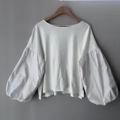 green label relaxing メモリースリーブドッキングプルオーバー