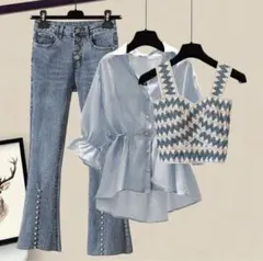 デニムセットアップ