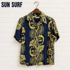 美品⭐️SunSurf レーヨン アロハシャツ S 総柄 東洋エンタープライズのサムネイル