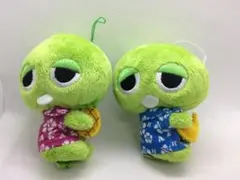 激レア ハワイアン ガチャピン ぬいぐるみストラップ ２個セット 匿名発送