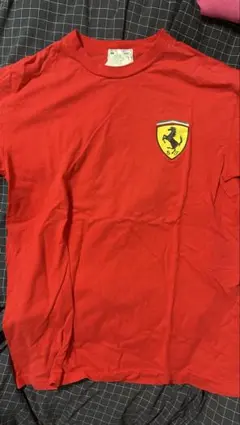 Ferrari ロゴTシャツ 赤 半袖 古着系