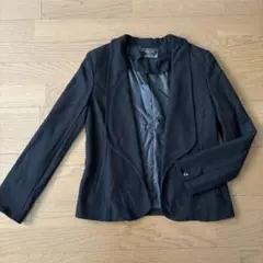 any sis ブラック テーラードジャケット
