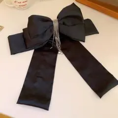 B67　ロリータ  ゴスロリ  ヘッド ドレス  ヘアアクセサリーリボンバレッタ