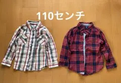 ベイビーギャップ　マックレガー　チェックシャツ　２枚　110cm