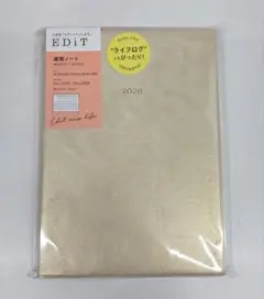 マークス　EDiT 2026　週間ノート　セミA5　2026　シャンパンゴールドのサムネイル