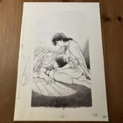 シティーハンター 大原画展 複製原画 ガラス越しのキス 3Pセット