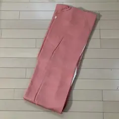 3.31作家物 色無地 着物 一つ紋 ピンク 地紋 身丈149.5 裄60