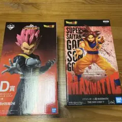 ドラゴンボール　ゴッド悟空&ゴッドベジータ　フィギュアセット