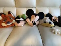 ディズニーキャラクター ぬいぐるみ帽子 5個セット