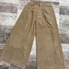 EDGE OF LINE コーデュロイワイドパンツ Fサイズ 綿100%