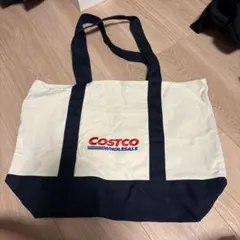 【新品】COSTCO WHOLESALE ロゴ刺繍 キャンバストートバッグ