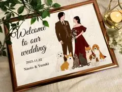 ウェルカムボード　結婚式　結婚証明書