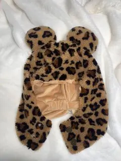 ディズニー　ファンキャップ　ヒョウ柄