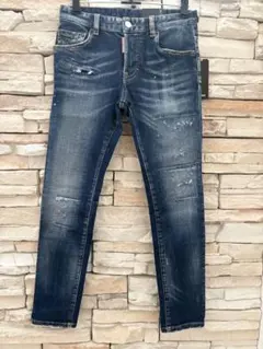 【新品タグ付き】DSQUARED2 ダメージ加工 デニムパンツ10Y