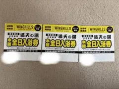 満点の湯　入浴券　3枚セット