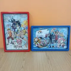 ワンピース 2Dアート パネルクロック 掛け時計 2種セット ※ばら売り不可