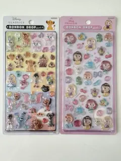 【正規品】ボンボンドロップシール クラシック プリンセス 2点セット ディズニー