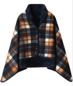 着る毛布 4wayブランケット ひざ掛け 肩掛け