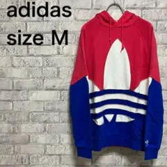 【adidas】アディダス パーカー ビックサイズ お洒落 美品