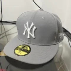 NEW ERA 59FIFTY NY ヤンキース キャップ グレー 7 1/4