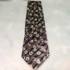 Van Lathem ネクタイ ブラウン系 サークル柄
