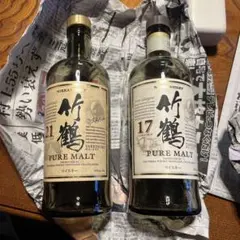 竹鶴21年空ビン2本 2025年最新】竹鶴21年空瓶の人気アイテム - メルカリ