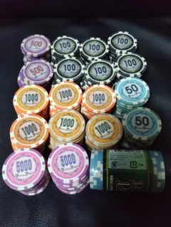 $10 45枚 カジノ チップ CASINO MGM コイン POKER バカラ - メルカリ