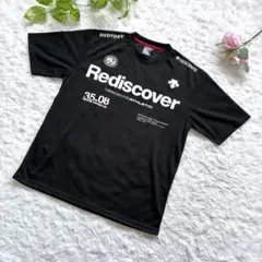 DESCENTE　サントリーBOSS　コラボTシャツ　黒　デサントのサムネイル