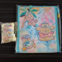 ハーモニーランド 夏日焼けオリジナル 쿠지 保冷バッグ＆クッションマスコット