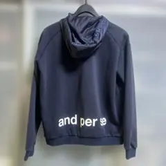 and per se♡ネイビー フルジップジャケット レディース　最終値下げ❗️