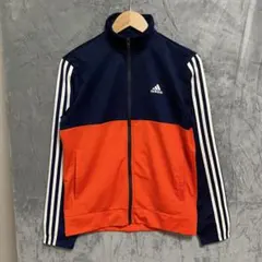 【L649】 adidas トラックジャケット サイズM ネイビー