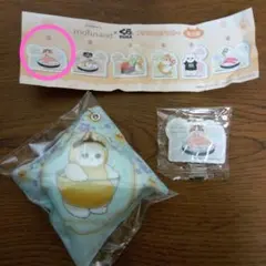 mofusand ×くらKURA クッションチャーム　アクリルステッカー