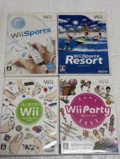 ⭐️24時間以内発送⭐️ Wiiソフトまとめ売り　4本セット　パーティ　スポーツ