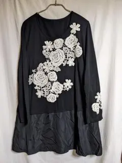 異素材 チュニック